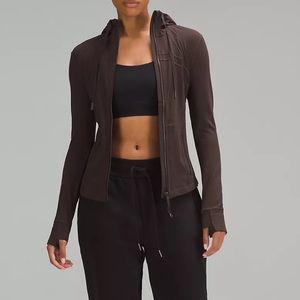 Lululemon Define Hooded Nulu Jacket in Cayenne